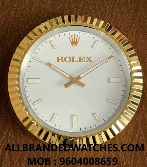 rolex clockwork choreography|vintage rolex wall clocks authentic.